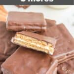 several copycat Girl Scout s'mores cookies.