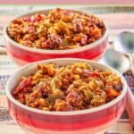 Mexican Rice Casserole in bowls.