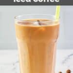 homemade McDonald's iced coffee drink.