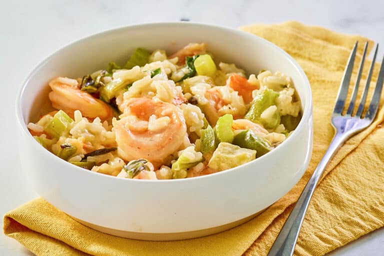 Cheesy Shrimp Casserole with Rice
