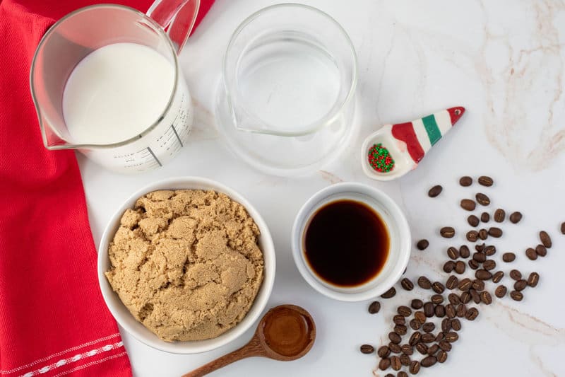 Starbucks iced sugar cookie latte ingredients.