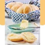 Angel biscuits and butter.