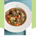 A bowl of Irish stew.