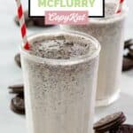 Copycat McDonald's Oreo McFlurry ice cream treat.