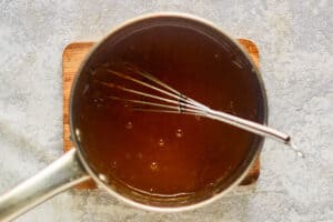 Homemade gravy for shepherd's pie.