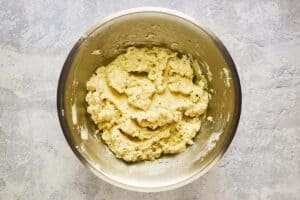 Mashed potatoes for shepherd's pie.