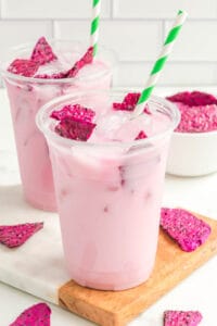 Copycat Starbucks dragon drink refreshers.