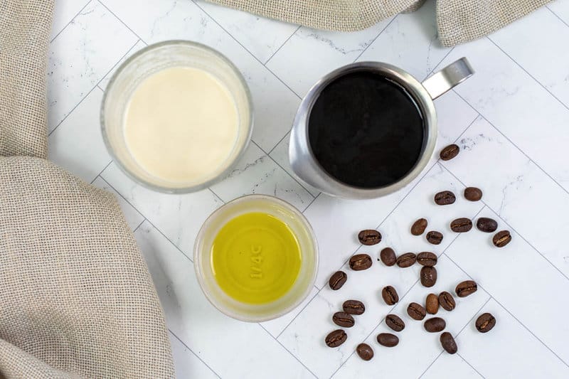 Copycat Starbucks Oleato caffe latte ingredients.