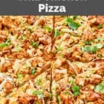 Homemade California Pizza Kitchen Thai chicken pizza.