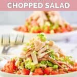 Homemade California Pizza Kitchen Italian chopped salad.