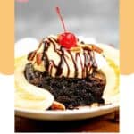 Homemade Olive Garden brownie banana funtastico dessert.