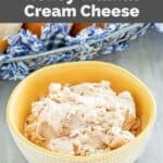 Copycat Panera honey walnut cream cheese spread in a bowl.