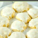A plate of pineapple cookies.