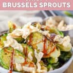 Homemade Red Lobster crispy Brussels sprouts with crunchy topping.