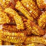 Seasoned and air fried corn ribs.