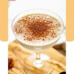 Brandy Alexander made with ice cream.