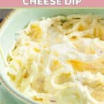 A bowl of homemade Kroger Jarlsberg cheese dip.