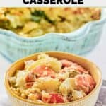 A bowl of homemade Luby's Cafeteria squash casserole.