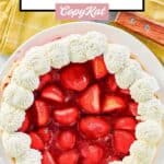 A whole homemade Shoney's strawberry pie.