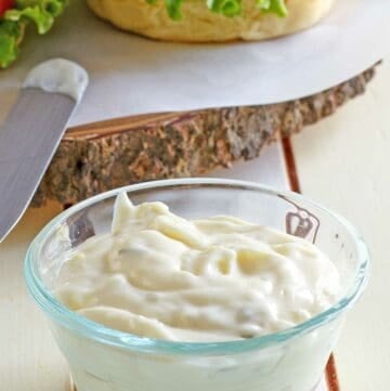 Copycat McDonald's tartar sauce and a fish sandwich.