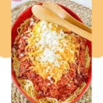 Homemade steak and shake chili served 5 way style.