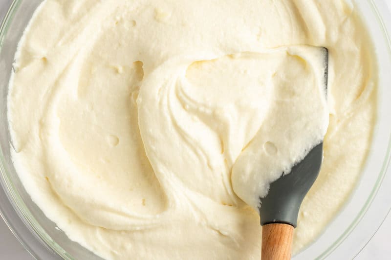 A bowl of copycat Cinnabon cream cheese frosting