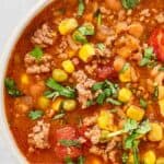 A bowl of cowboy soup.