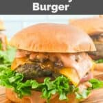 Homemade In-N-Out animal style burger.