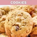 Homemade Panera kitchen sink cookie.