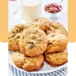 Homemade Panera Bread kitchen sink cookies on a plate.