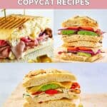 Copycat Panera steak panini, frontega chicken, and chipotle chicken sandwiches.