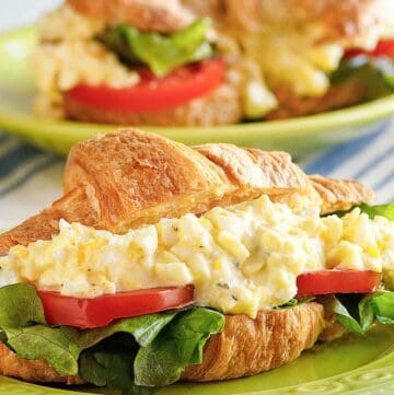 Copycat chicken salad chick egg salad sandwiches.