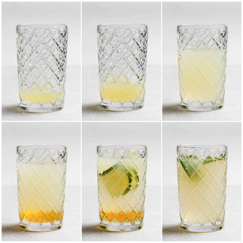 Collage of making copycat Chipotle Mexican Grill margarita.