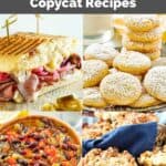 Copycat Panera sandwich, cookies, soup, and muffins.