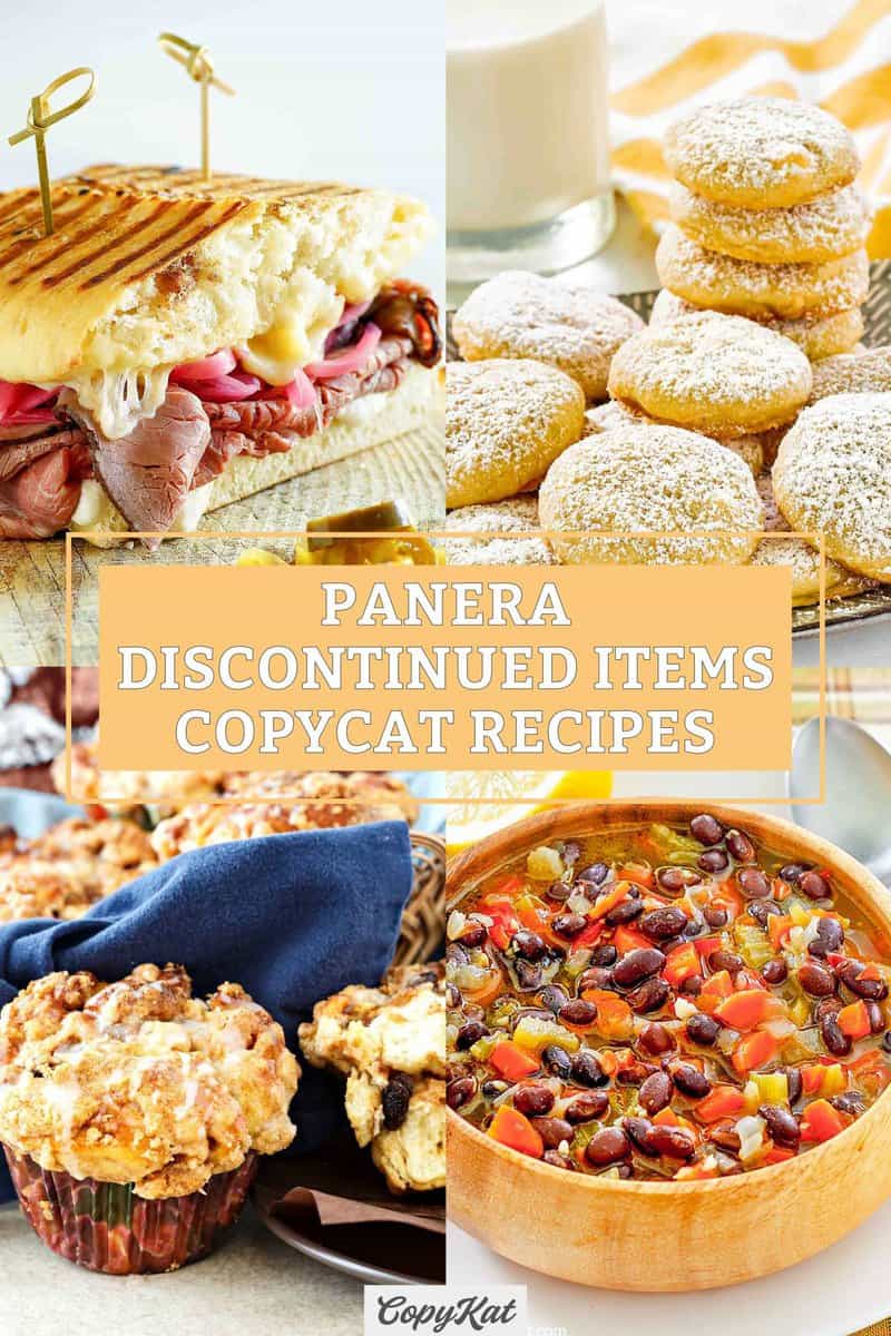 Copycat Panera panini, cookies, muffins, and chili.