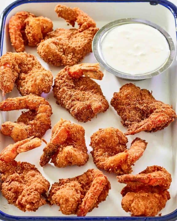 Copycat Red Lobster coconut shrimp and dipping sauce.