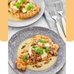 Homemade Carrabbas's chicken bryan on two plates.