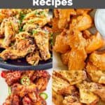 Copycat coal fired, Buffalo, Asian zing, and lemon pepper wings.
