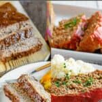 Copycat Boston Market and Cracker Barrel meatloaf sliced.