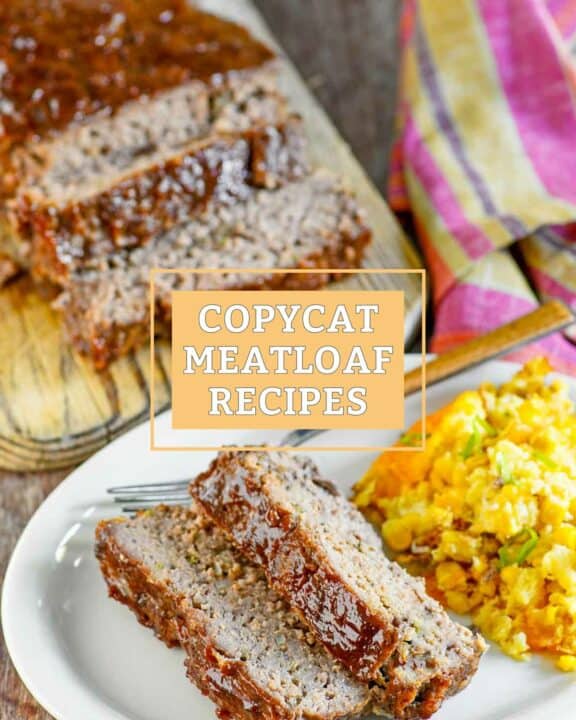 Copycat Cracker Barrel meatloaf sliced.