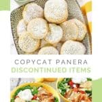 Panera lemon drop cookies and chicken salad.