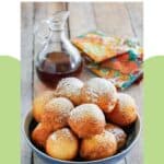 Copycat Denny's pancake puppies in a bowl.