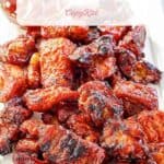 A platter of copycat Applebee's riblets.