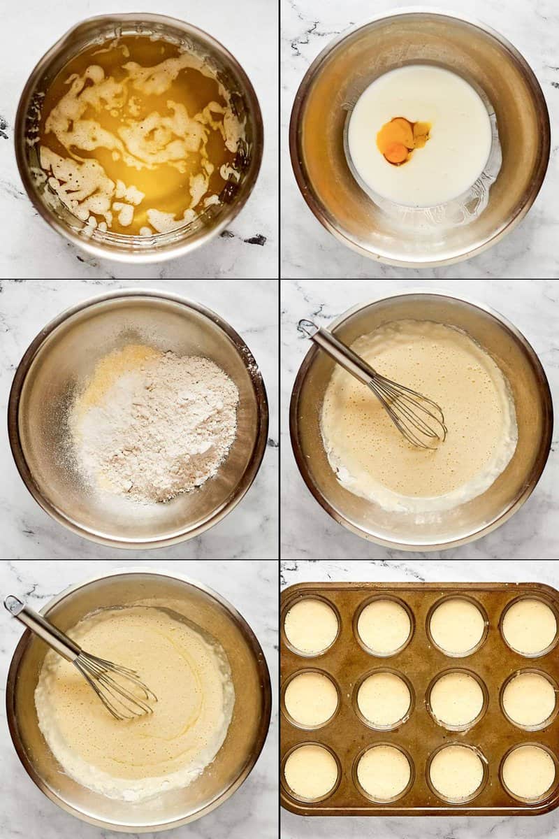 Making copycat Cracker Barrel cornbread muffins.