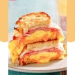 Homemade Denny's moons over my hammy breakfast sandwich.