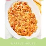 A plate of copycat Waffle House hash browns.