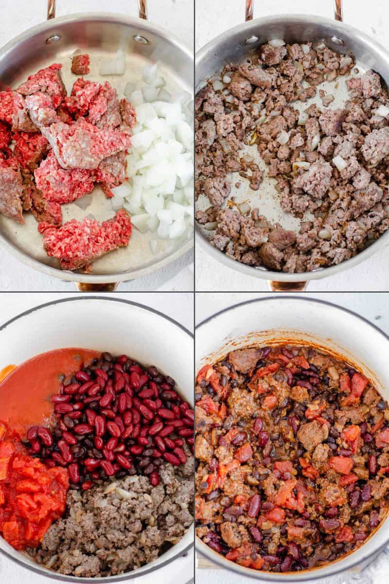 Making chili for beginners.
