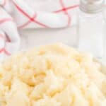 A bowl of copycat kfc mashed potatoes.