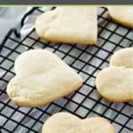 Cake mix cookies on a round wire rack.