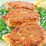 Old fashioned fried salmon patties.